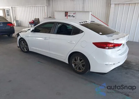 2018 Hyundai Elantra Sel from USA, damaged, VIN 5NPD84LFXJH234491